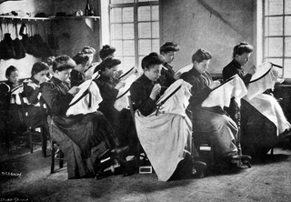 Atelier de broderie à Swevveghem